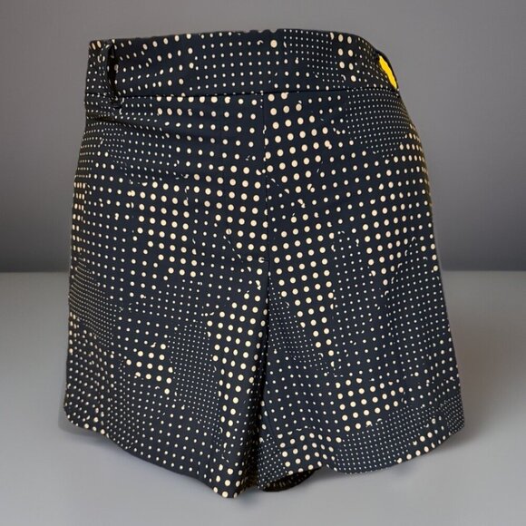 SPANX Women's Large Sunshine Shorts Blue Polka Dot 5.5”Inseam Pull On - Picture 1 of 7